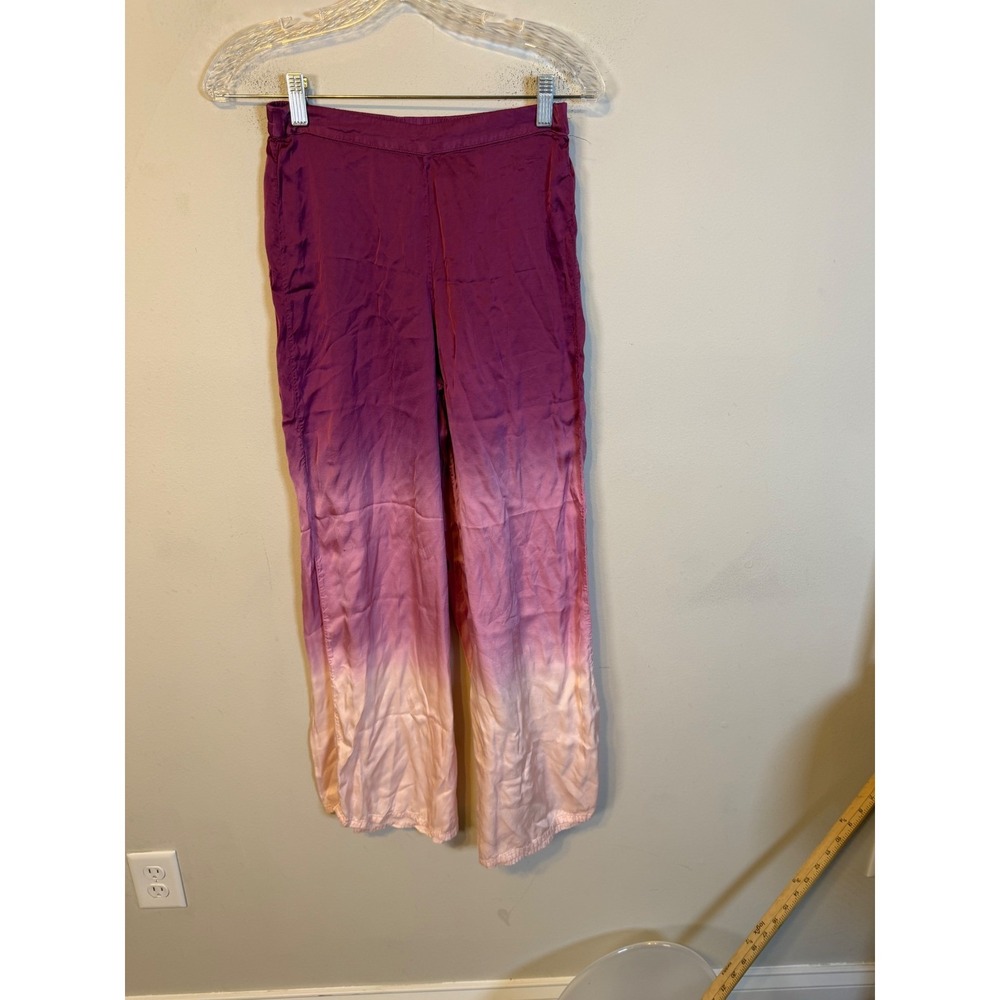 YFB Womens Wide Leg Pants Ombre Purple XS